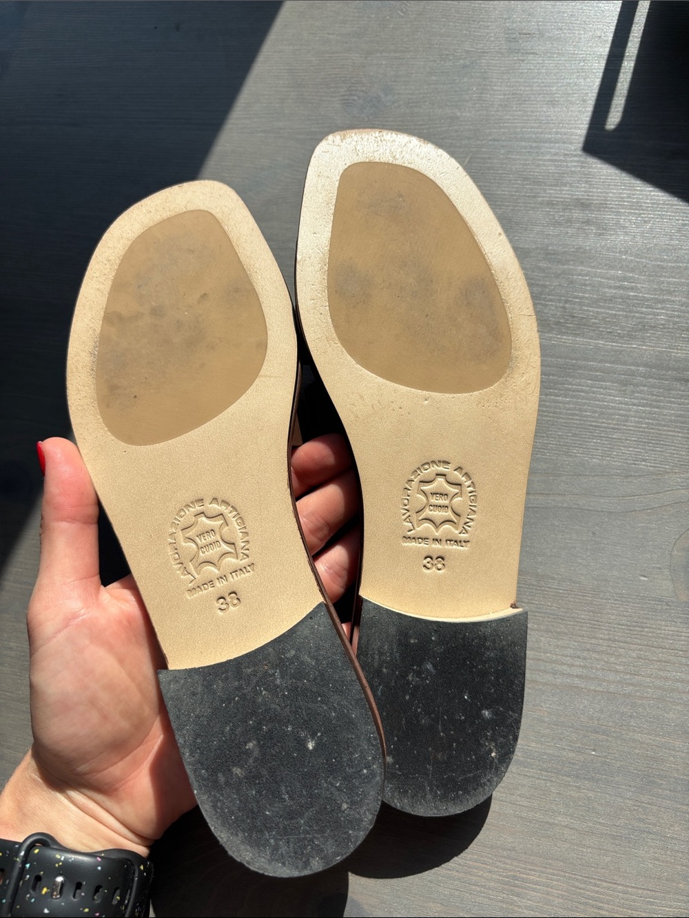 Italian Leather Sandals - Picture 3 of 4
